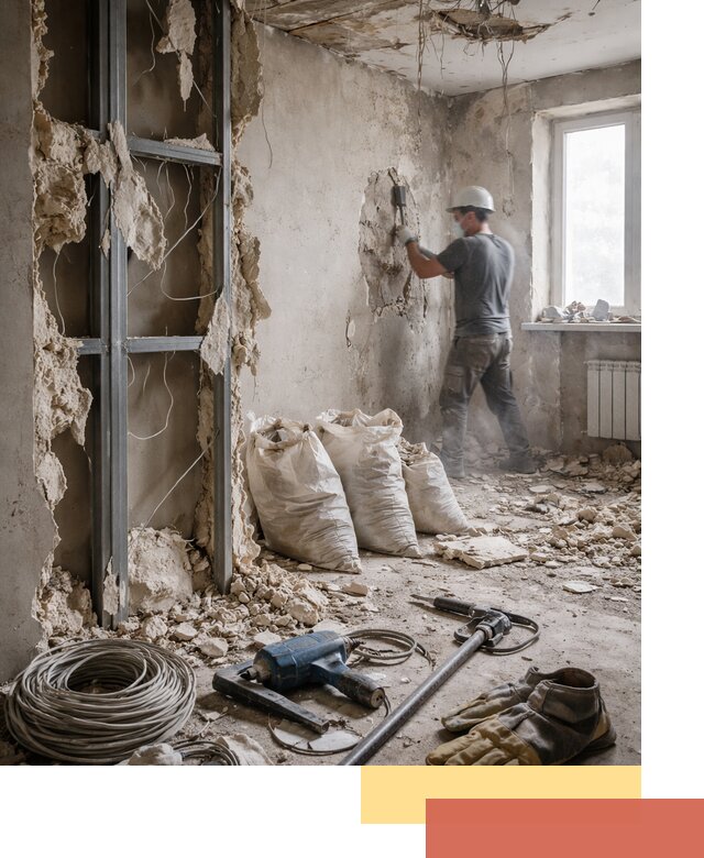 Профессиональный демонтаж зданий и конструкций в Люберцах