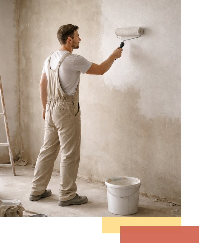 Грунтовка стен под отделку в Люберцах профессиональным раствором