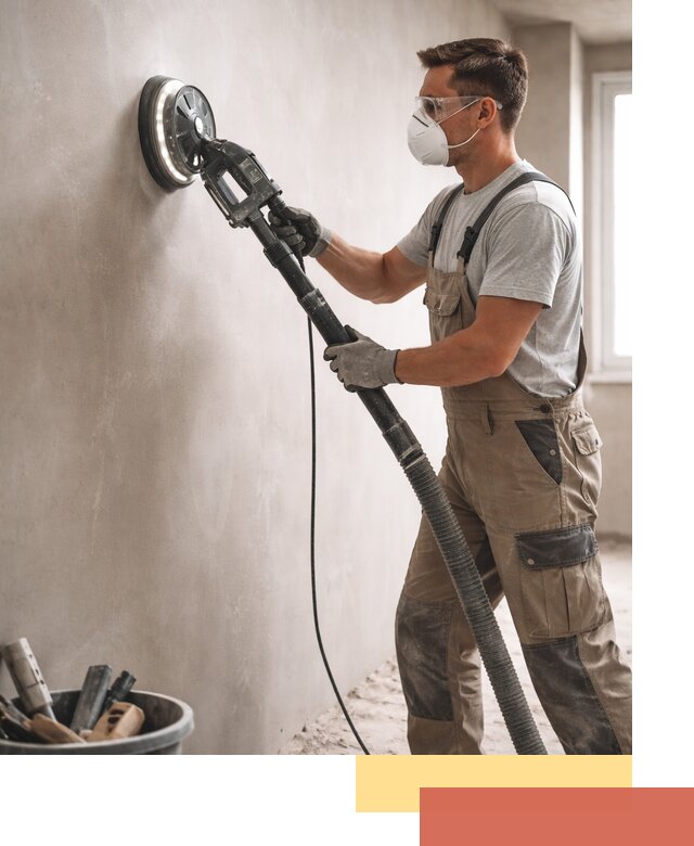 Профессиональная шлифовка стен в Люберцах быстро и качественно