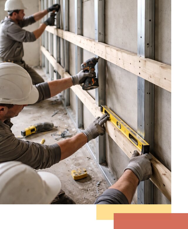 Устройство обрешетки под панели в Люберцах