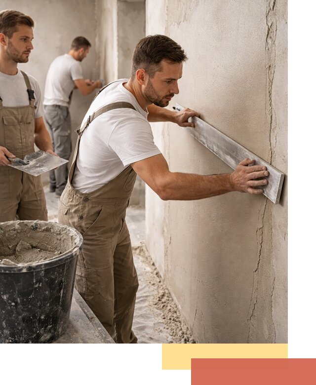 Штукатурка стен без маяков в Люберцах быстро и качественно