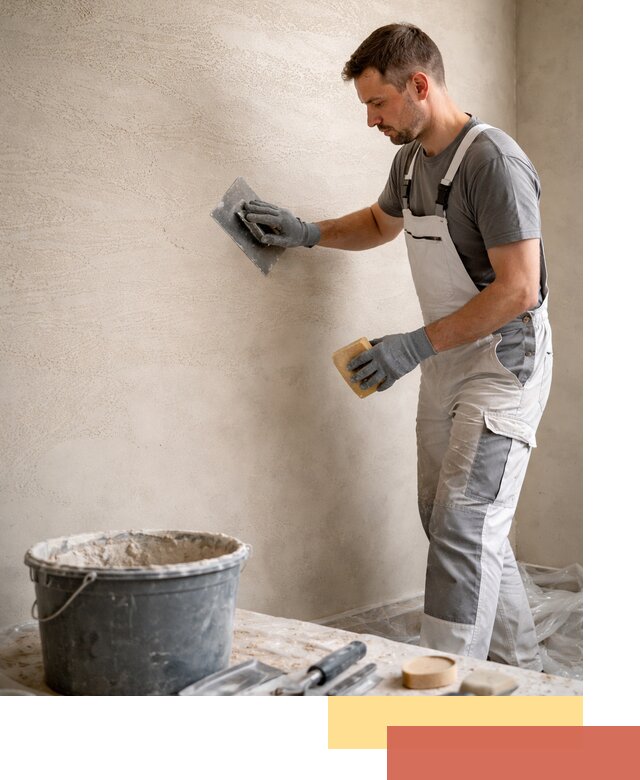 Декоративная штукатурка травертин в Люберцах для стен и потолков