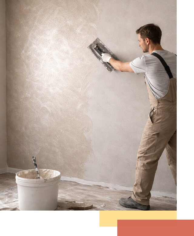 Декоративная штукатурка «Мокрый шелк» под ключ в Люберцах