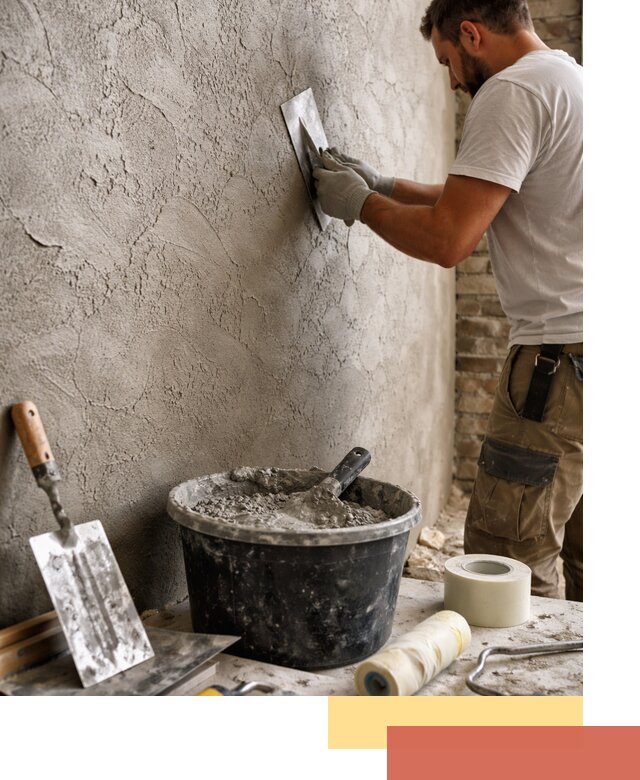 Декоративная штукатурка лофт в Люберцах — отделка стен и потолков