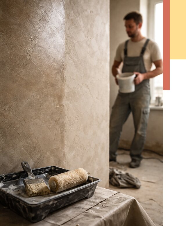 Нанесение воска на штукатурку в Люберцах от 3682 руб. | Услуги ОТДЕЛОЧНИК-Люб