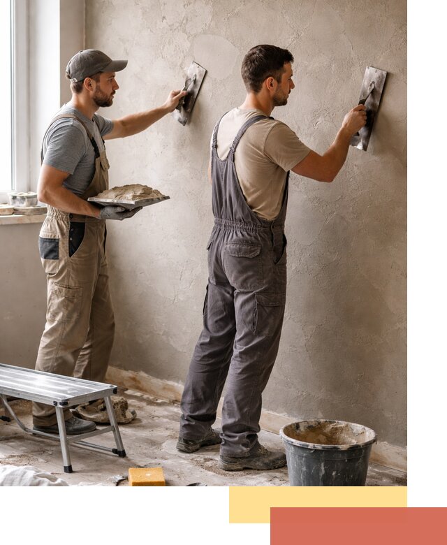 Ремонт декоративной штукатурки и восстановление фактуры в Люберцах