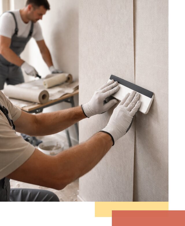 Поклейка обоев под покраску в Люберцах профессионально и быстро