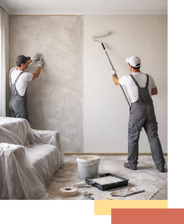 Покраска стен антивандальной краской в Люберцах