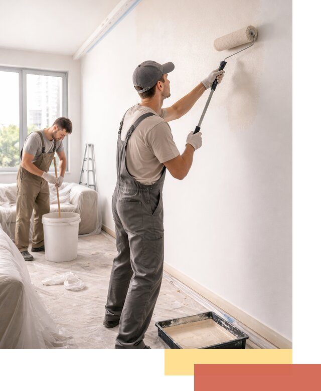 Покраска стен в офисе в Люберцах — быстрый и качественный ремонт