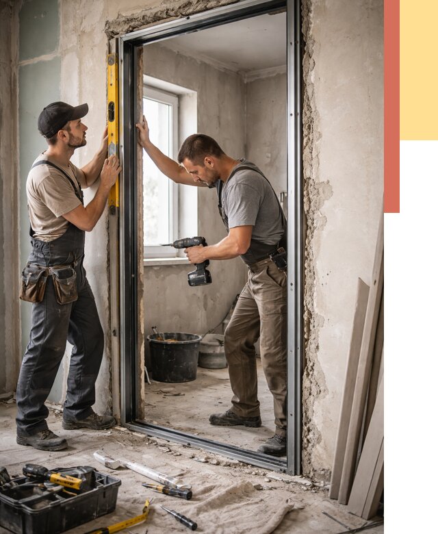 Закладка дверного проема в Люберцах от 3682 руб. — быстро и недорого | ОТДЕЛОЧНИК-Люб