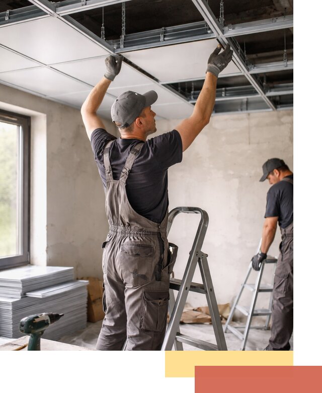 Монтаж кассетного потолка в Люберцах качественно и быстро