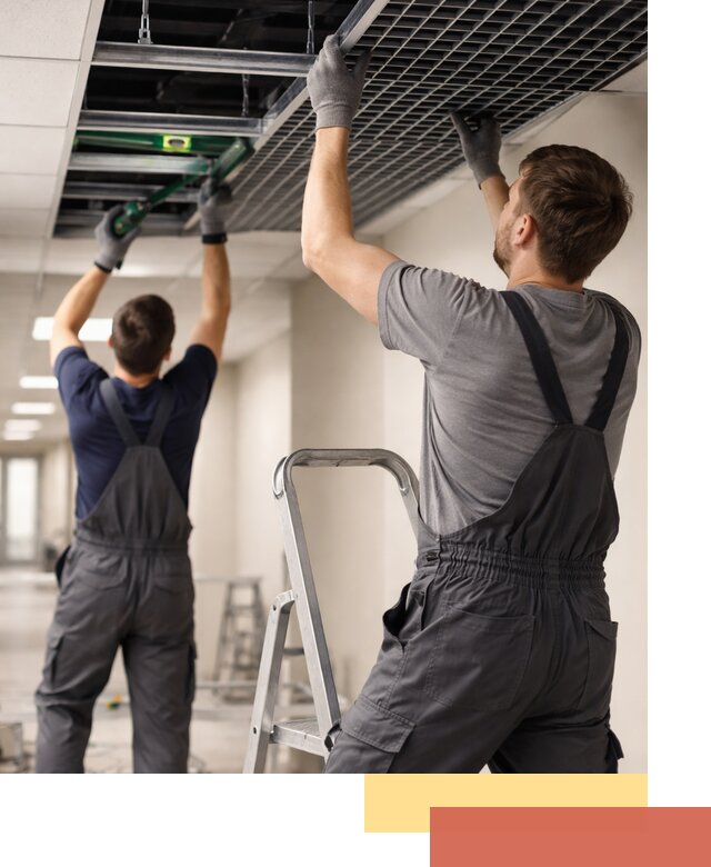 Монтаж потолка Грильято в Люберцах: установка под ключ качественно