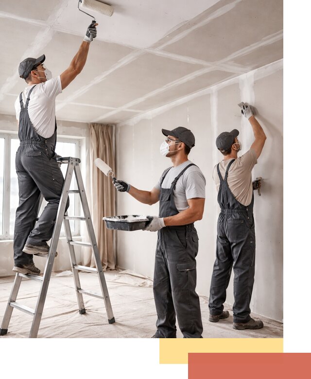 Покраска потолка из гипсокартона в Люберцах качественно и недорого