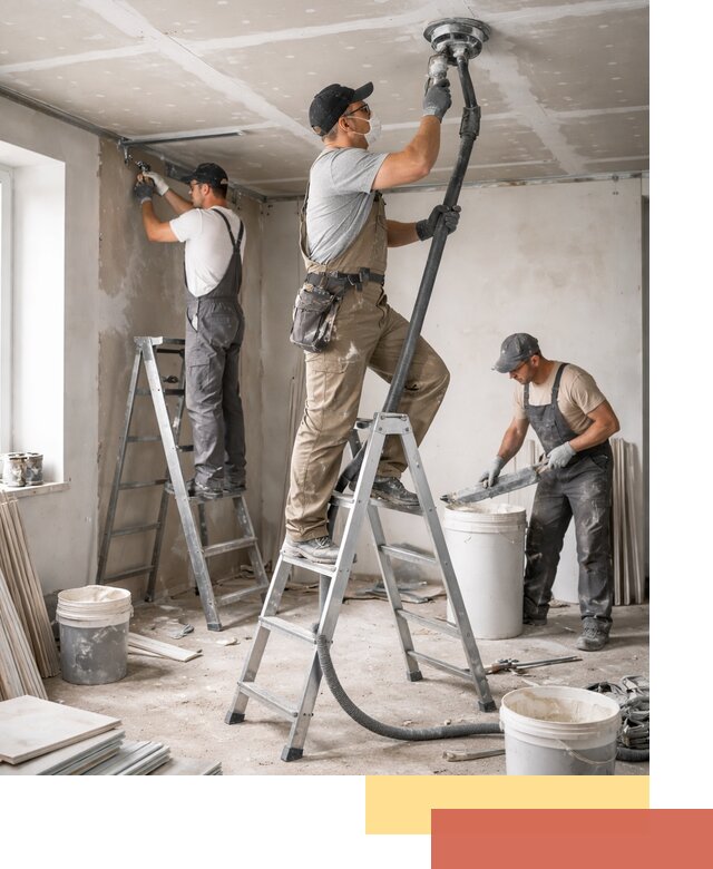 Ремонт потолка из гипсокартона в Люберцах: быстрый и качественный монтаж