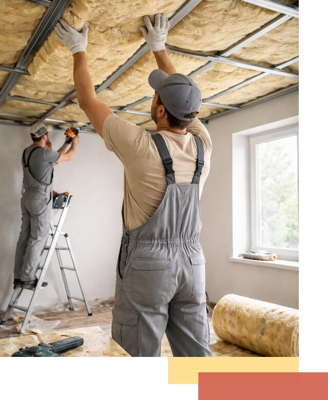 Утепление потолка под ключ в Люберцах качественно и быстро