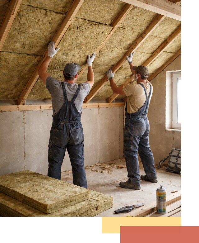 Утепление потолка минеральной ватой в Люберцах